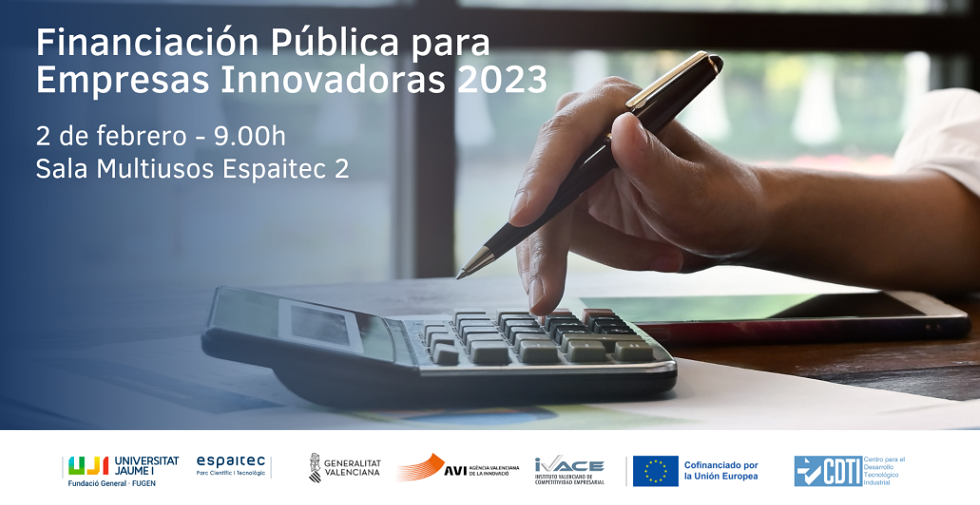 Espaitec organitza una jornada sobre ajudes públiques disponibles per a promoure la innovació empresarial durant 2023